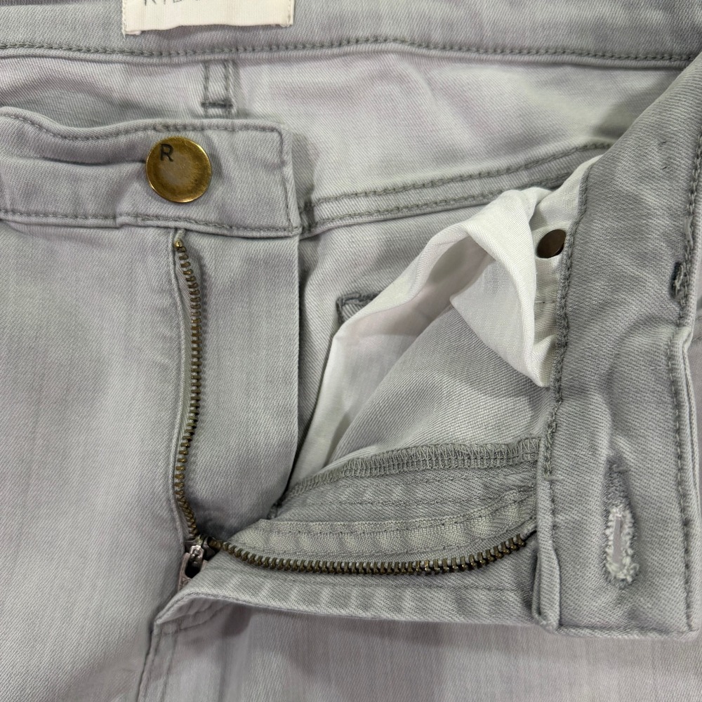 Rye 51 Mens 32x30 Pants Gray Slim Straight Cotton Lyocell Blend Luxury Casual - Picture 5 of 11